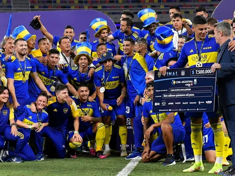 No lo vas a poder creer: dónde quedó el cheque gigante que ganó Boca en la Copa Argentina