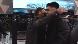 El encuentro entre Russo y el Pity Martínez.
