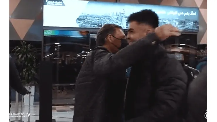 El encuentro entre Russo y el Pity Martínez.