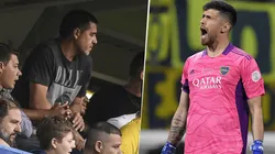 Riquelme, Rossi y un cálido abrazo.