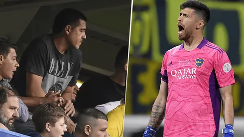 Riquelme, Rossi y un cálido abrazo.