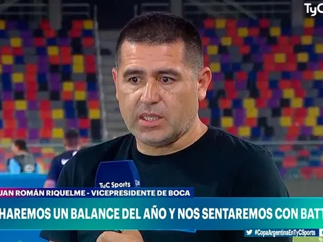 Las 10 frases de Riquelme luego de la consagración de Boca en la Copa Argentina