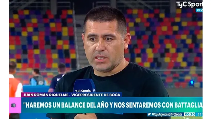 Las 10 frases de Riquelme luego de la consagración de Boca en la Copa Argentina