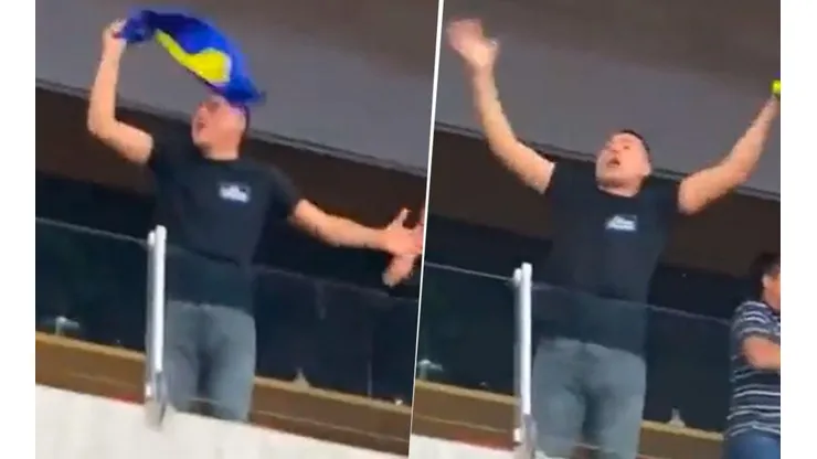 VIDEO | Captaron a Román cantando con los hinchas tras la victoria ante Talleres