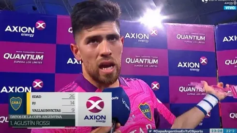 Agustín Rossi le dedicó el título a su papá.