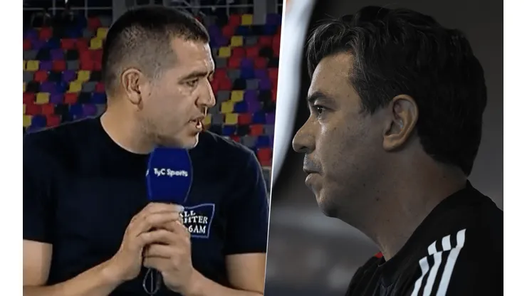 Riquelme habló de la continuidad de Gallardo.