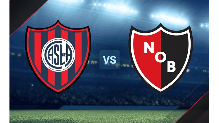 San Lorenzo vs. Newell's por la Liga Profesional.