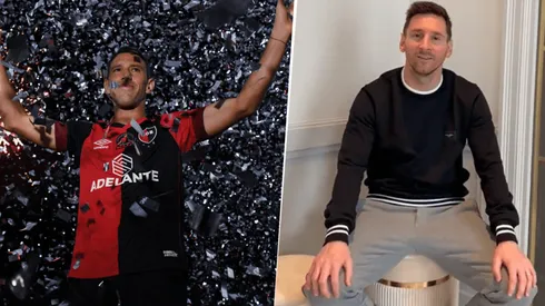 Messi apareció en la despedida de Maxi.