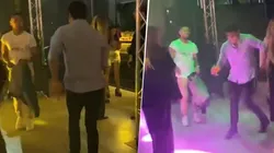 Rojas, a puro baile en la fiesta de River.