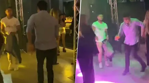 Rojas, a puro baile en la fiesta de River.