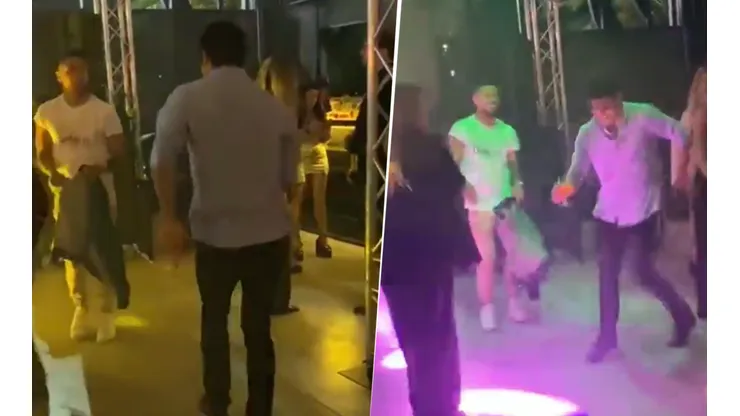 Rojas, a puro baile en la fiesta de River.