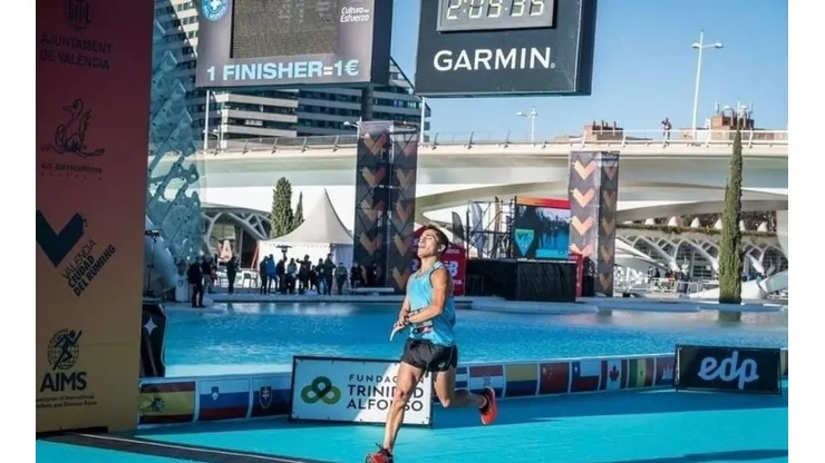 Joaquín Arbe, nuevo récord argentino de maratón