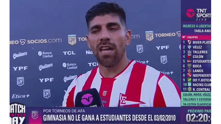 Leandro Díaz: "Se lo empatamos a Gimnasia porque son cag..."