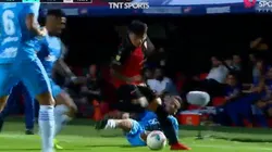 Farías y un caño de lujo frente a Atlético Tucumán.