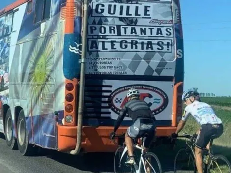 Las locuras de Marcos Di Palma: ahora, en bicicleta hasta San Juan para despedir a Guillermo Ortelli
