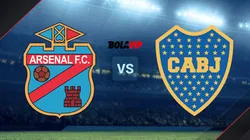Arsenal de Sarandí vs. Boca por el Torneo de Reserva.