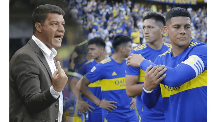 Battaglia y una larga reunión con el plantel.