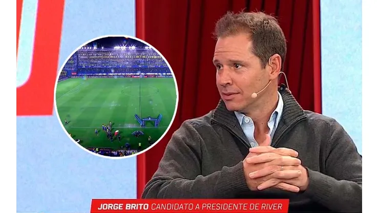 La chicana del vice de River a Boca por la inundación en La Bombonera