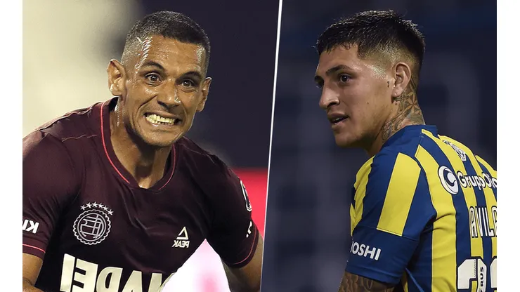 Lanús vs. Rosario Central por la Liga Profesional. (Fotos: Getty Images).