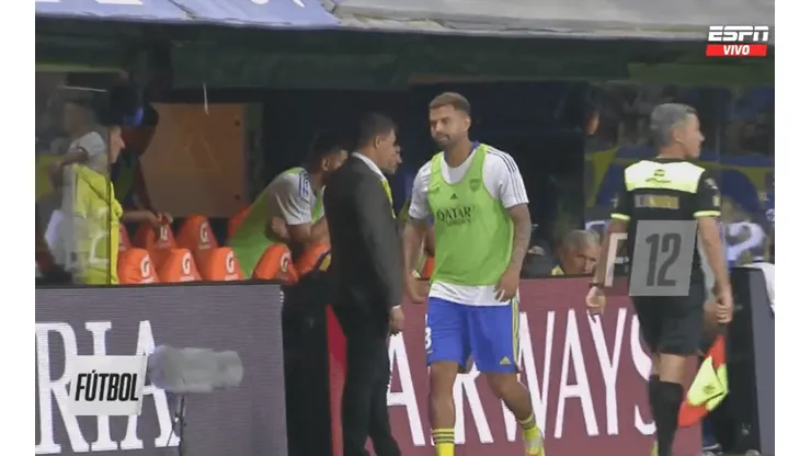 La reacción de Cardona antes de entrar en calor.
