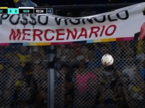 La bandera de Boca contra el Pollo Vignolo: ¿Por qué la colgaron el trapo en La Bombonera?