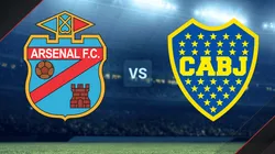 Arsenal vs. Boca por la Liga Profesional.