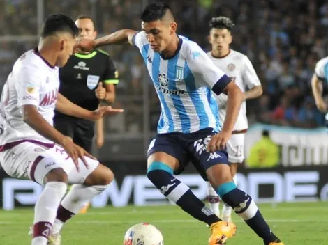 La excepción de Racing: Alcaraz, autor del tercer gol, fue el que más gambeteó y faltas recibió vs. Lanús