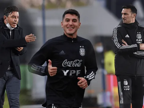 Exequiel Palacios reveló el parecido entre Gallardo y Scaloni: "Es impresionante"