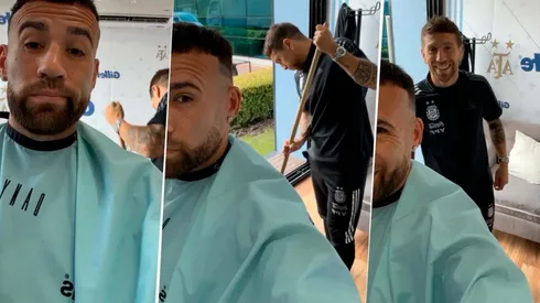 El divertido video que Otamendi le dedicó a Papu Gómez: "Cómo te encanta"