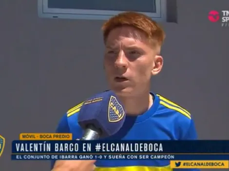 "Es hermoso": el Colo Barco reveló qué es lo que más disfruta de jugar en Boca