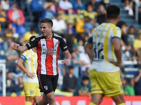 Partidazo en Rosario: River perdía 2 a 0 vs. Central pero Palavecino lo empató con dos golazos