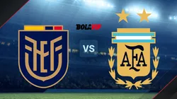 Ecuador vs. Argentina por un amistoso de fútbol femenino.