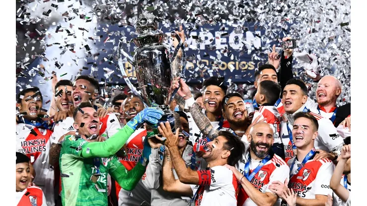 Ramón Díaz celebró el flamante título de River.