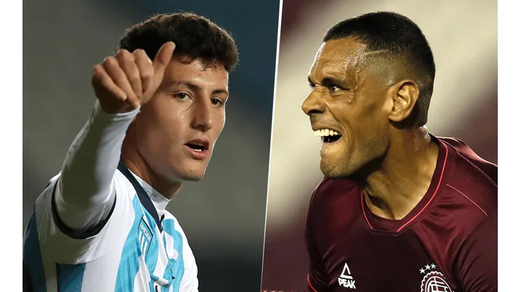 Racing vs. Lanús por la Liga Profesional (Fotos: Getty).