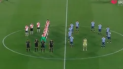 VIDEO | Respeto total: el Monumental rendido para el homenaje a Maradona