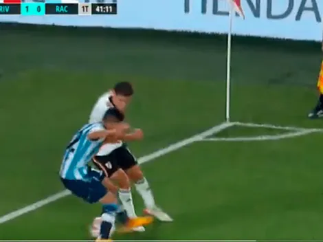 VIDEO | Además de goles, tira lujazos: Álvarez metió un doble caño hermoso sobre la línea