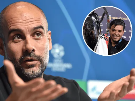 VIDEO | Pep Guardiola felicitó a River y a Gallardo por el campeonato