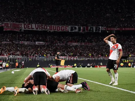 VIDEO | El descontrolado festejo de los jugadores de River apenas terminó el partido