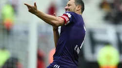 Mora festejó y se acordó de Boca.