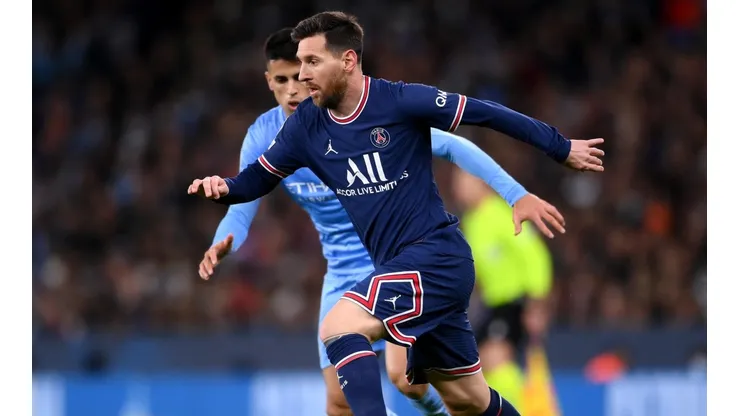 Lionel Messi vs. Manchester City, Champions League 2021/22 (Foto: Getty Images)