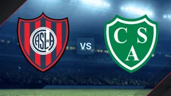 San Lorenzo vs. Sarmiento por la Liga Profesional.