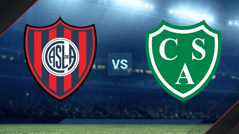 San Lorenzo vs. Sarmiento por la Liga Profesional.