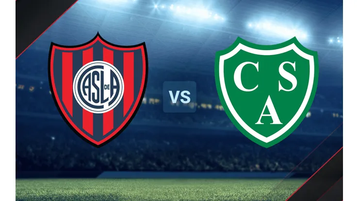 San Lorenzo vs. Sarmiento por la Liga Profesional.