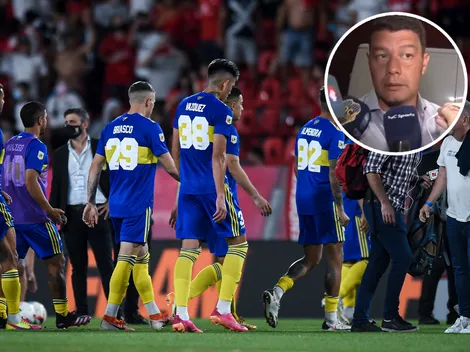 A Boca le cortaron el agua en Independiente y Battaglia estalló de bronca en conferencia