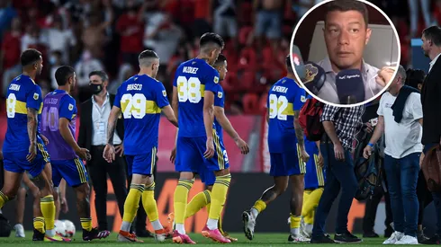 La bronca de Battaglia por la falta de agua en el vestuario.