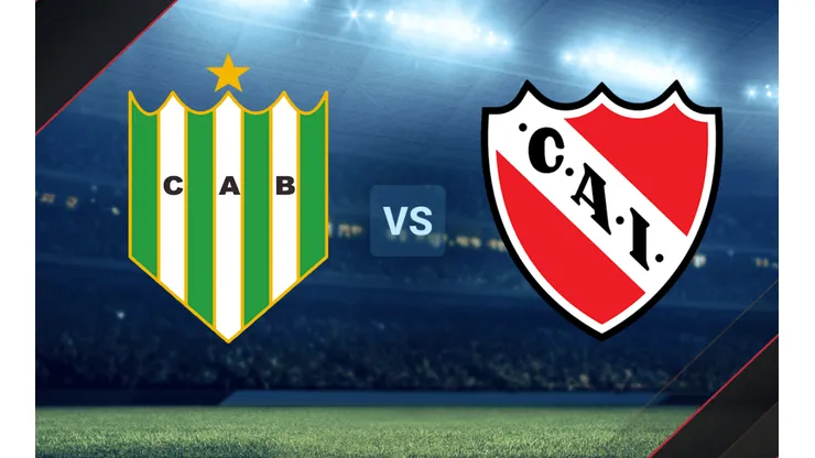 Banfield vs. Independiente por la Liga Profesional.