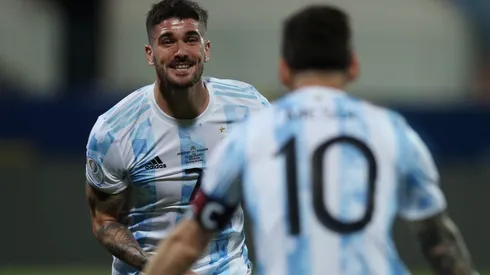Rodrigo De Paul y Lionel Messi, Selección Argentina (Foto: Getty Images)