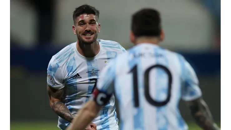 Rodrigo De Paul y Lionel Messi, Selección Argentina (Foto: Getty Images)