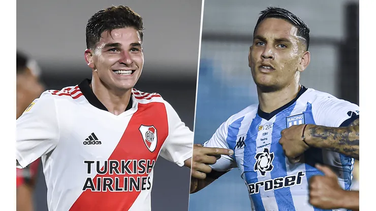 River Plate vs. Racing por la Liga Profesional. (Getty Images)