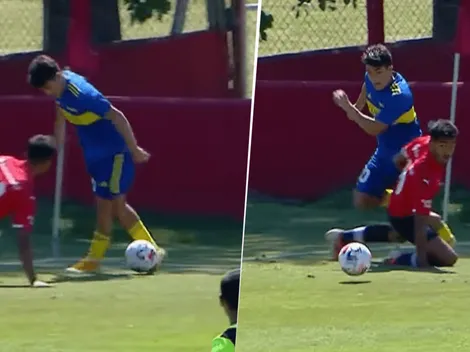 VIDEO | Magia pura: Taborda y un autopase demencial que hizo delirar a los hinchas de Boca